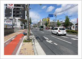 阪急西院駅、西大路四条方面から