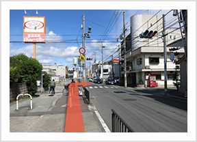 阪急西院駅、西大路四条方面から