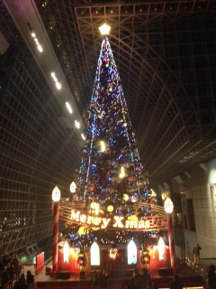 京都駅のツリー